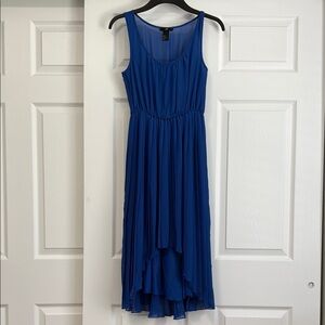 H&M Blue High Low Sundress for Wedding Guest